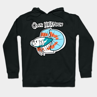 over halfmoon betta Hoodie